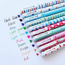 10 Pcs Cute Color Pens for Women Toshine Colorful Gel Ink Pens Multi Colored Pens for Bullet Journal Writing Roller Ball Fine Point Pens (0.5 mm)