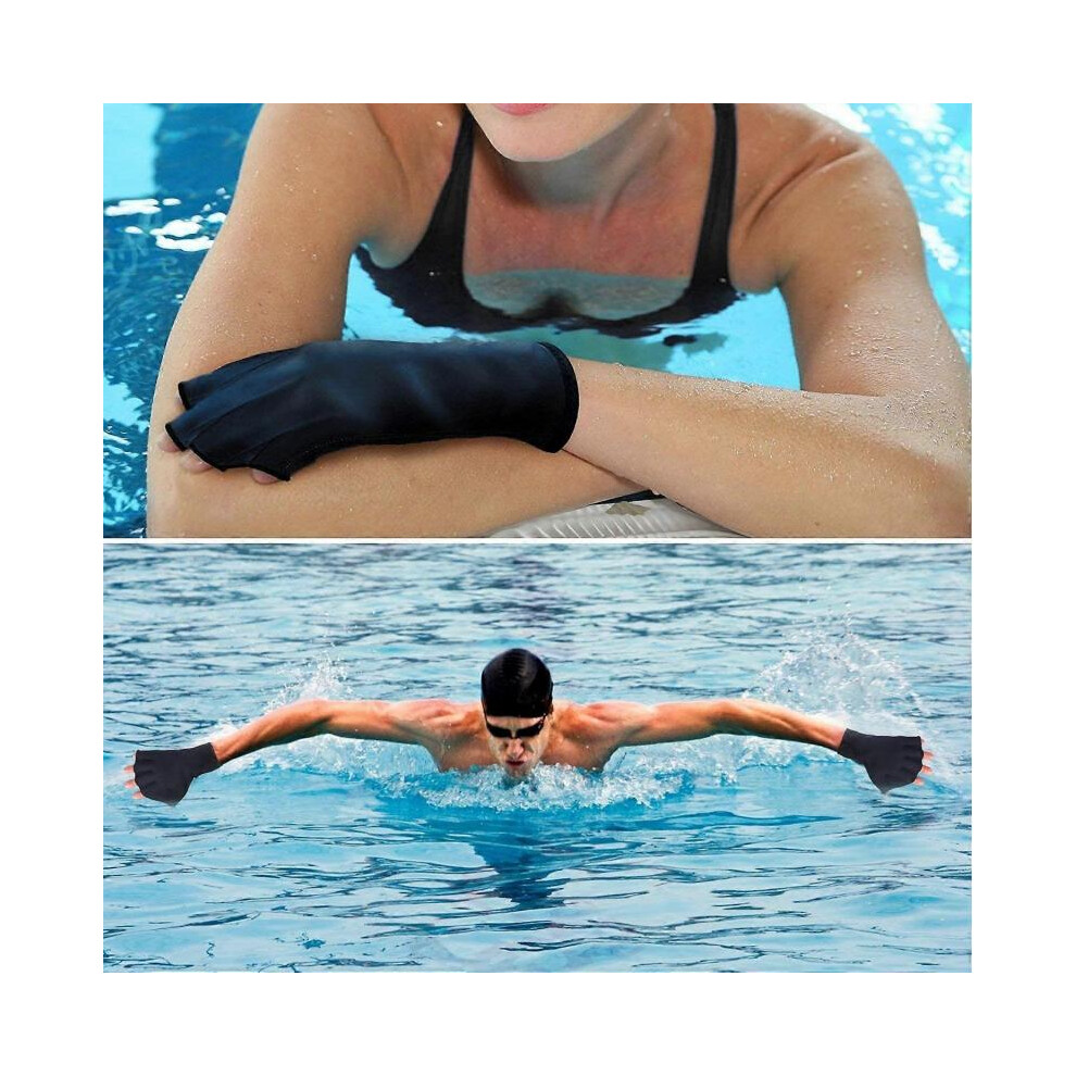 Aquatic Gloves for Helping Upper Body Resistance,No Fading, Sizes for Men Women Adult Children Aquatic Fitness Water Resistance Training
