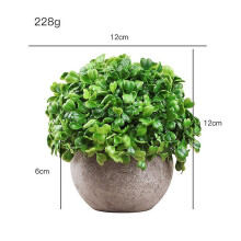 Artificial Potted Plant,set Of 1 Plastic Decorative Plants Bonsai, Ideal for Office Balcony Decorative Table Centerpieces Army Green Magnolia
