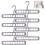 Magic Coat Hanger, Coat Hanger, Multifunctional, Rotatable, Shockproof, Foldable, 8 Pieces for Dormitory, Workplace, Gray 1