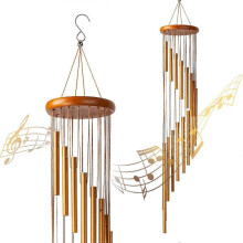 Outdoor Wind Chime, 35" Wind Chime with 18 Aluminum Alloy Tube, Outdoor Wind Chime for Garden/Home/Porch/Patio/Yard/Balcony Decoration