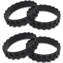 (As show, One size) Tires compatible with Wheels Series 500, 600, 700, 800 and 900, Anti-, Great Adhesion and Easy Assembly 4 Pack