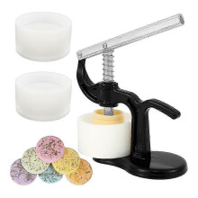 (As show, One size) BathBomb Press Machine & Mold with Plastic Mold DIY BathBomb Press Machine Maker Easy to Use BathBomb Press Maker