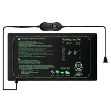 (As show, One size) 50W Seedling Heat Mat with Thermostat with Temperature Setting From 5 to 42 compatible with Plants Growth,Ger