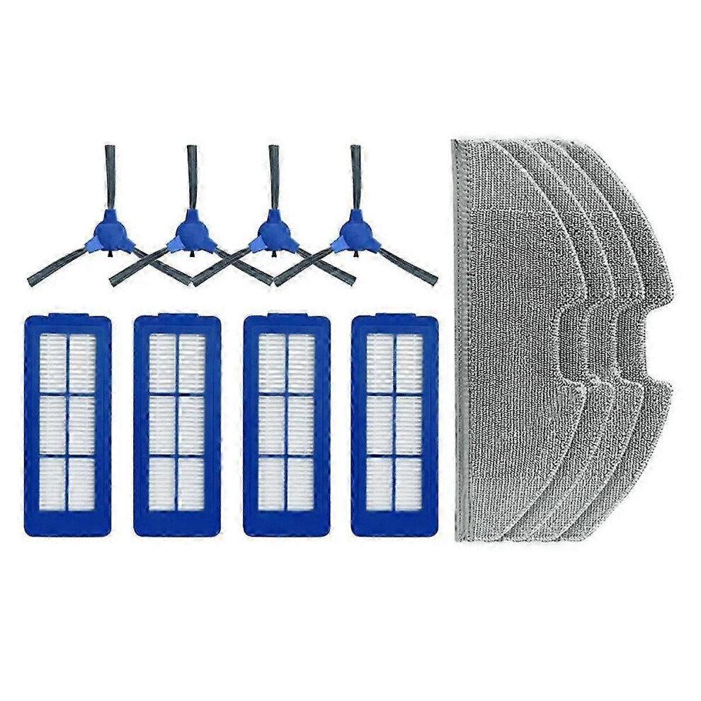 (As show, One size) compatible with Robovac G10 Hybrid Accessories Side Brush Hepa Filter Mop Cloth Replacement Spare Parts-image-OPC-PHG99WS-NEW