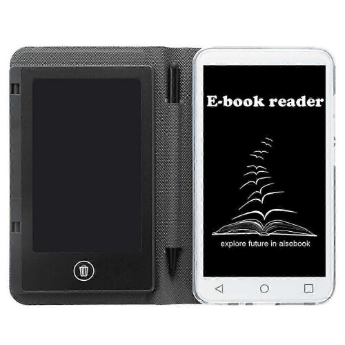 (As show, One size) 5inch E-Book Reader E-Ink Touch Screen 2+16GB Portable Audio Video PDF Reader with Writing Tablet a 1