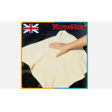 Large Natural Chamois Leather Car Drying Wash Cleaning Shammy Cloth