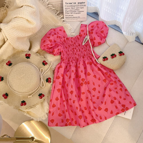 Abito manica lunga iDo in cotone variante colore unico per bambina da 9 mesi a 8 anni