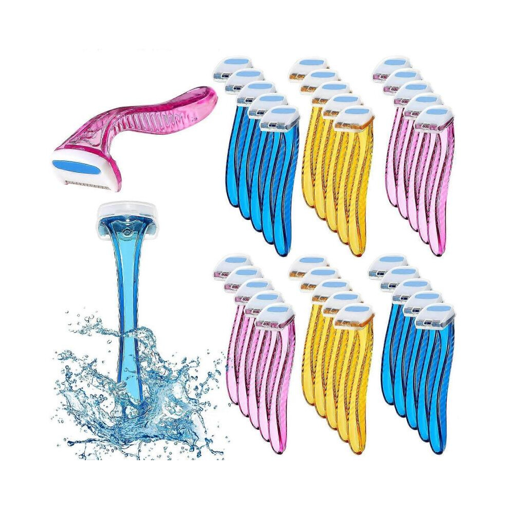 30 Pieces Bikini Razors Beauty Razor Bikini Line Trimmer T Type Personal Women Bikini Razor Small Ar Gift for family / friend-image-OPC-PHG9D5B-NEW