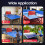 Table Tennis Rebound Board,360  Adjustment W/ 8 Rubber Blocks 10