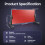 Table Tennis Rebound Board,360  Adjustment W/ 8 Rubber Blocks 3