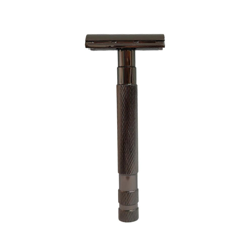 Vintage Manual Razor Double-Edge Shaving Razor Traditional Safety Razor with 10 Blades