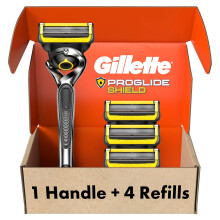 Gillette ProGlide Shield Men's Razor, 5 Bladed Razor, with Precision