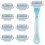 Women's Razor Blade Refills - Blue Handle, 8 Pack for Smooth Shave 1