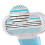 Women's Razor Blade Refills - Blue Handle, 8 Pack for Smooth Shave 3