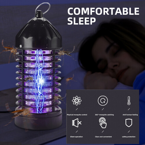 Mosquito KillerBug Zapper Catcher Trap LED Lamp Electric Insect Killer 2