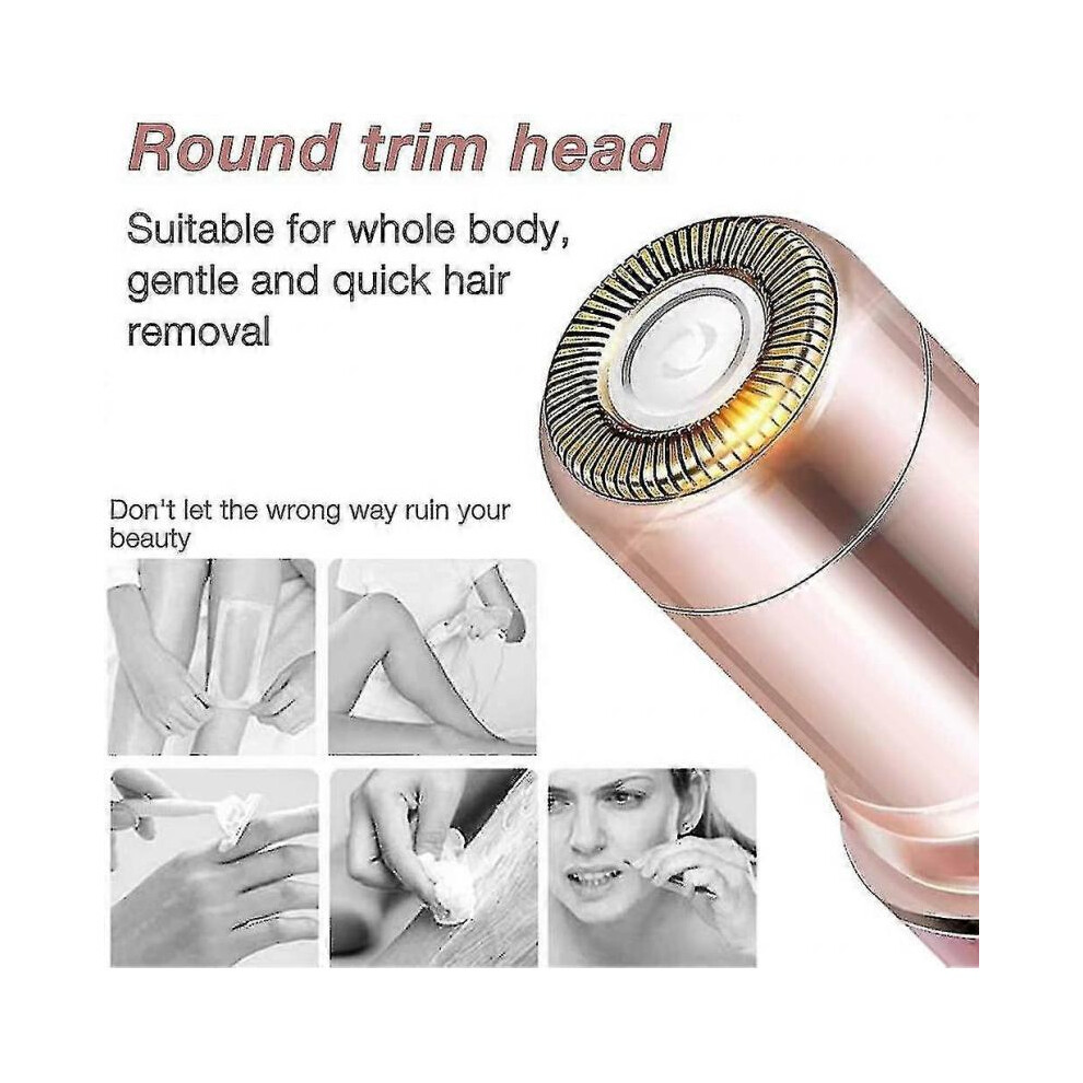 Electric Shaver for Women, Electric Eyebrow Hair Remover, Portable Painless