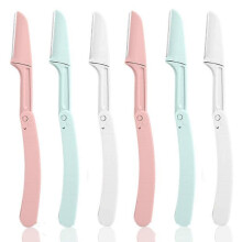 6 Pcs Eyebrow Razor Eyebrow Razor Foldable Small Eyebrow Shaver