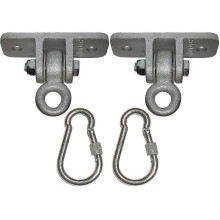 (As show, One size) Locking Snap Hooks | Heavy Duty Swing Hook Hangers Trapeze Sets | Static Tension 5000 Lb Capacity