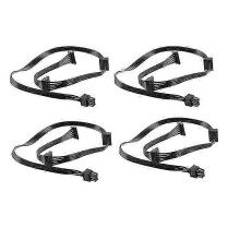 (As show, One size) 4 Pcs 6 Pin to 3X SATA Driver Power Supply Cable compatible with Supernova 650 750 850 1000 1600 2000 G2 G3 P2 T2 GS