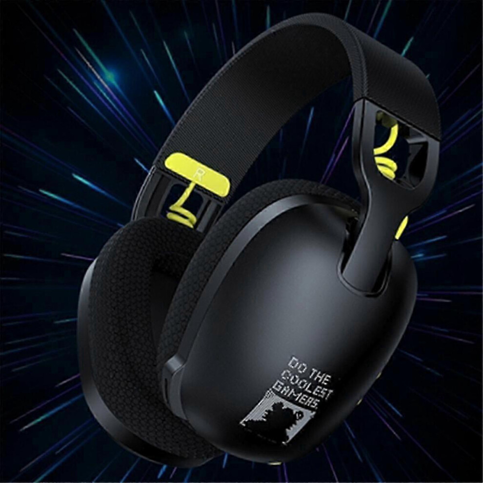 (As show, One size) Onikuma B2 Bluetooth 5.3 Gaming Headset, 2.4GHz USB Gaming Headphones with Mic,Ergonomic Wireless Headphones Black-image-OPC-PHG9JQC-NEW