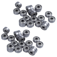 (As show, One size) 40 Pcs 624zz 4mm X 13mm X 5mm Carbon Steel Shielded Radial Ball Bearings Deep Groove Ball Bearings