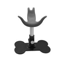 (As show, One size) Dog Grooming Stool Auxiliary Standing Support Soft Safe and Harmless Adjustable Height Suitable compatible with Small Dog A
