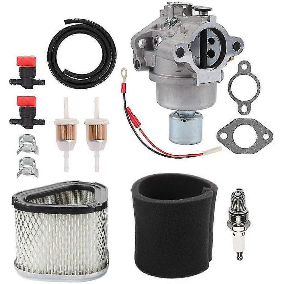 (As Show, One Size) 42-853-03-S Carburetor With Air Filter Kit Compatible With Cv15 Cv15s Cv14 15 Engine Gy20574 Lt155 Silver/Black 4909775959451