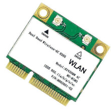(As show, One size) 1200M WiFi Wireless LAN Dual Band 2.4G 5Ghz Bluetooth 4.2 Gigabit Wireless LAN Adapter compatible with Win7 Win8 Win10 Linux 8265HMW