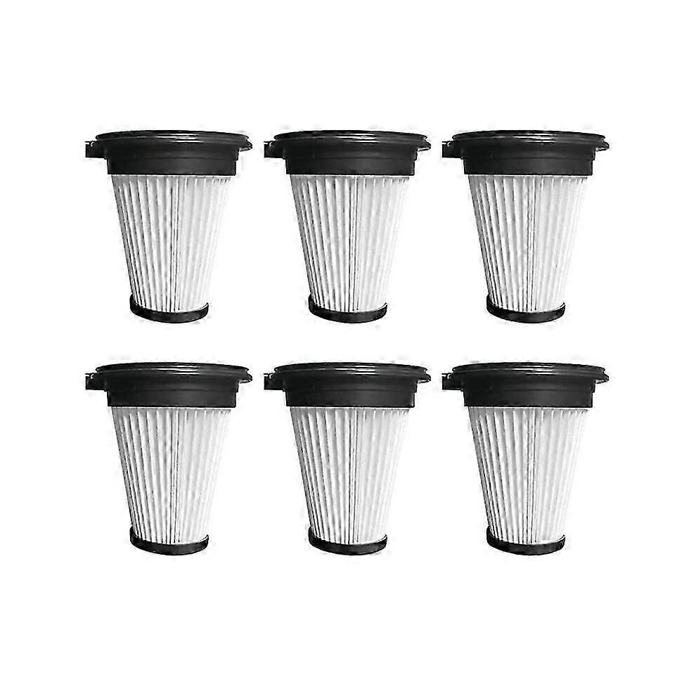 Kikidex (As Show, One Size) 6Pcs Hepa Filters Compatible With Handheld Cordless Vacuum Cleaner Replacement Parts