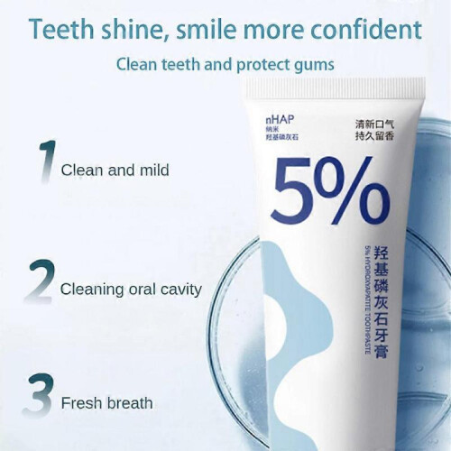 3pcs Hydroxyapatite Toothpaste Probiotic Whitening Toothpaste 100g 1