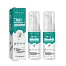 2pcs Mint Teeth Whitening Toothpaste Foam Teethaid Mouthwash Tooth Paste Stain Remove