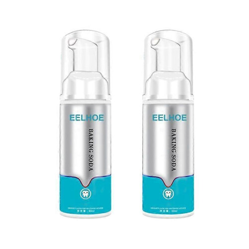 2pcs Mint Teeth Whitening Toothpaste Foam Teeth aid Mouthwash Tooth Paste Stain Remove