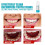 2pcs Mint Teeth Whitening Toothpaste Foam Teeth aid Mouthwash Tooth Paste Stain Remove 4