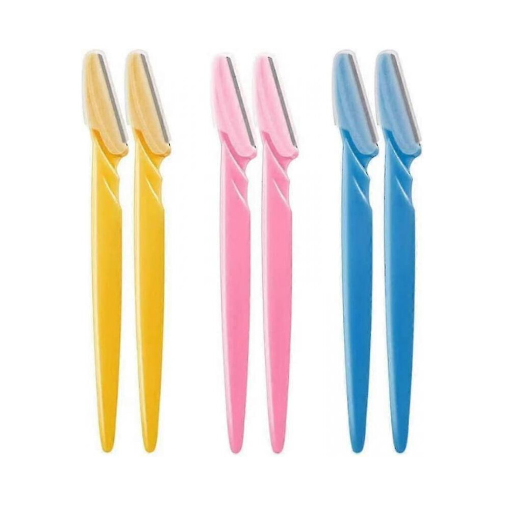 Pack Of 6 Eyebrow Razor,face Razor,blades Shaper for Men And Women