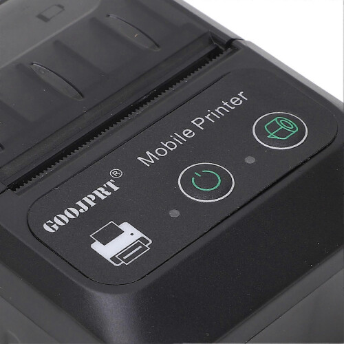 (As show, One size) 58mm Portable Mini Thermal QR Code Printer 2in Cordless USB Receipt Ticket Thermal Printer for Android 1