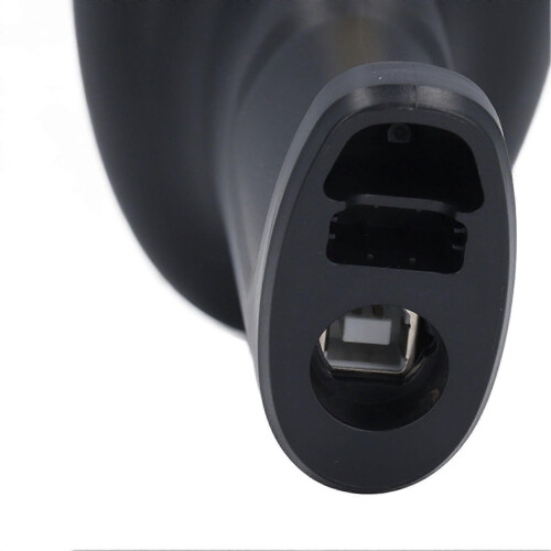 (As show, One size) Wireless Barcode Scanner 2.4G USB 1D 2D Handheld Drive Free Barcode Reader for Supermarket Delivery 1