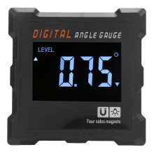 (As show, One size) Digital Inclinometer Protractor LCD Electronic Angle Gauge Instrument with Magnets