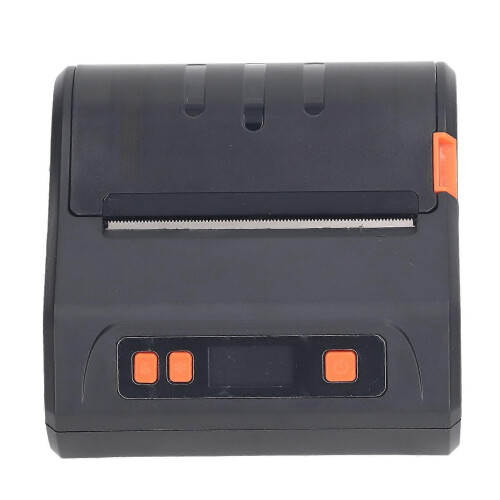 (As show, One size) Bluetooth Thermal Printer 80mm 203DPI Label Printer Pocket Printer for Home Warehouse 1