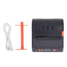 (As show, One size) Bluetooth Thermal Printer 80mm 203DPI Label Printer Pocket Printer for Home Warehouse