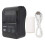 (As show, One size) 58mm Portable Mini Thermal QR Code Printer 2in Cordless USB Receipt Ticket Thermal Printer for Android 1
