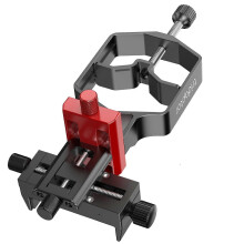 (As show, One size) tridaptor XYZ-001 Universal Phone Scope Digiscoping Adapter 3-Axis Metal Phone Holder Mount for Max. 2.4In Eyepiece Telescope Spotting Scope Binocular