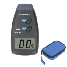 (As show, One size) Wood Moisture Meter Pin Type Leak Detector Woodworking Firewood Wall Paper Floor Carpet Humidity Measurement Device