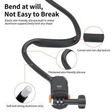 (As show, One size) VRIG Sports Camera Magnetic Quick Release Neck Holder Mount Neck Mount Chest Holder Replacement for GoPro Hero 12/11/10 POV Vlog Accessories