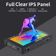 (As show, One size) ANDYCINE A6 II 5.5 Inch DSLR Camera Field Monitor Touch Control Director Video Monitor 3D Luts 1600nits Brightness with 4K HDMI Input/Output DC 8.4V P