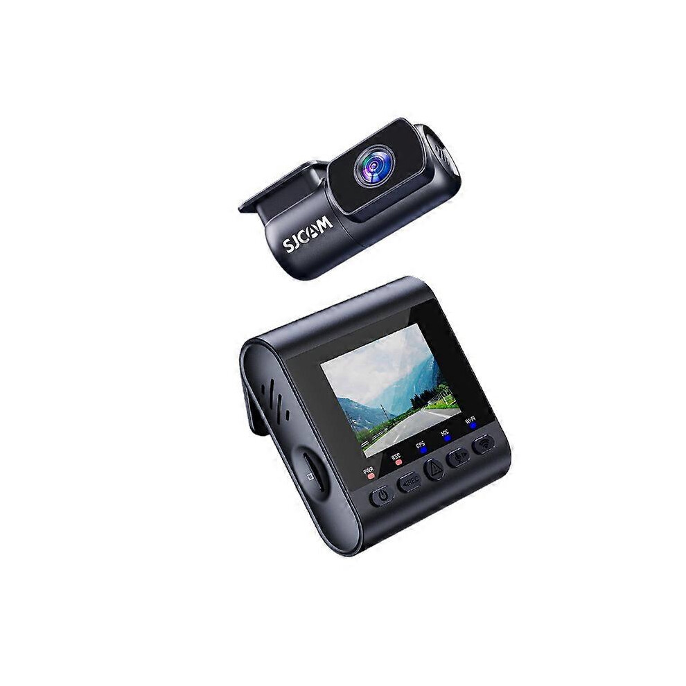 (As show, One size) SJCAM M60 4K 30FPS Dash Cam Front for Car GPS Dashboard Camera Recorder Dashcam 170  Wide Angle Built-in WiFi Night Vision with 2.-image-OPC-PHG9NWH-NEW