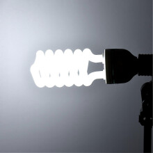(As show, One size) Spiral Fluorescent Light Bulb 135W 5500K Daylight E27 Socket 110V Energy Saving for Studio Photography Video Lighting