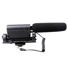 (As show, One size) Photography Interview Video MIC Microphone for Nikon Canon Sony Olympus DSLR SLR Camera DV Camcorder
