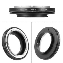 (As show, One size) FD-AI Adapter Ring Lens Mount for Canon FD Lens to Fit for Nikon AI F Mount Lenses