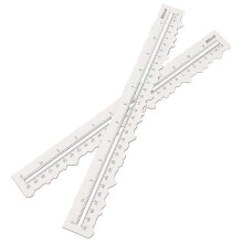 (As show, One size) KW-trio Metal Paper Tearing Ruler Craft Ruler for 30cm/11in Measurement Drawing Cutting Deckle Paper Decorative DIY Project in Irregular Edges for Scr